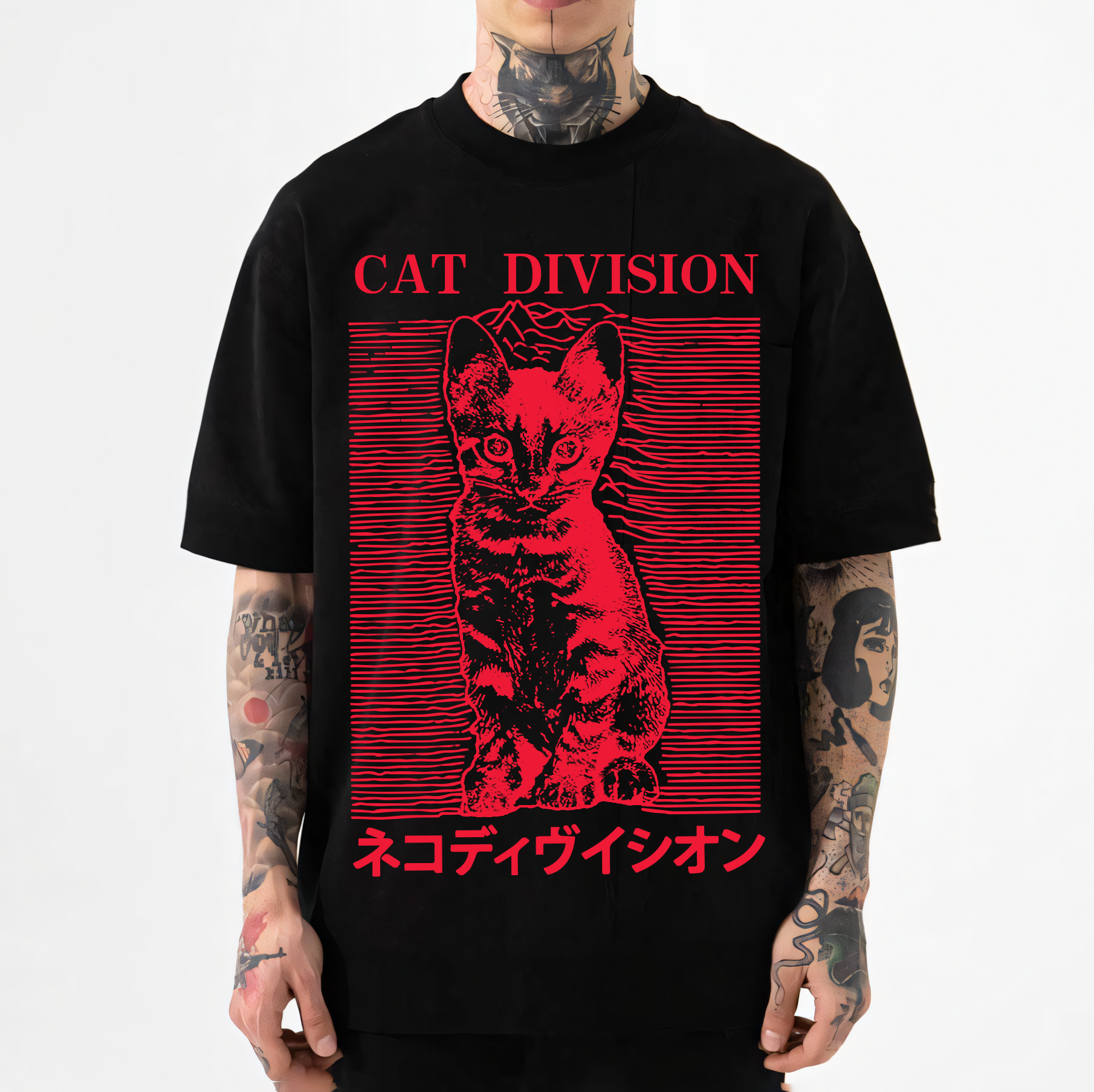 Cat Division Japanese Style Classic Tee
