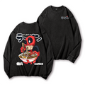 Ramen Hero Vintage Washed Cotton Back Art Long-sleeve T-shirt