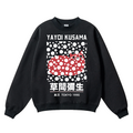 Yayoi Kusama Dot Cat Vintage Cotton Blend Crewneck Sweatshirt