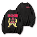 In Sushi We Trust Vintage Washed Cotton Back Art Long-sleeve T-shirt