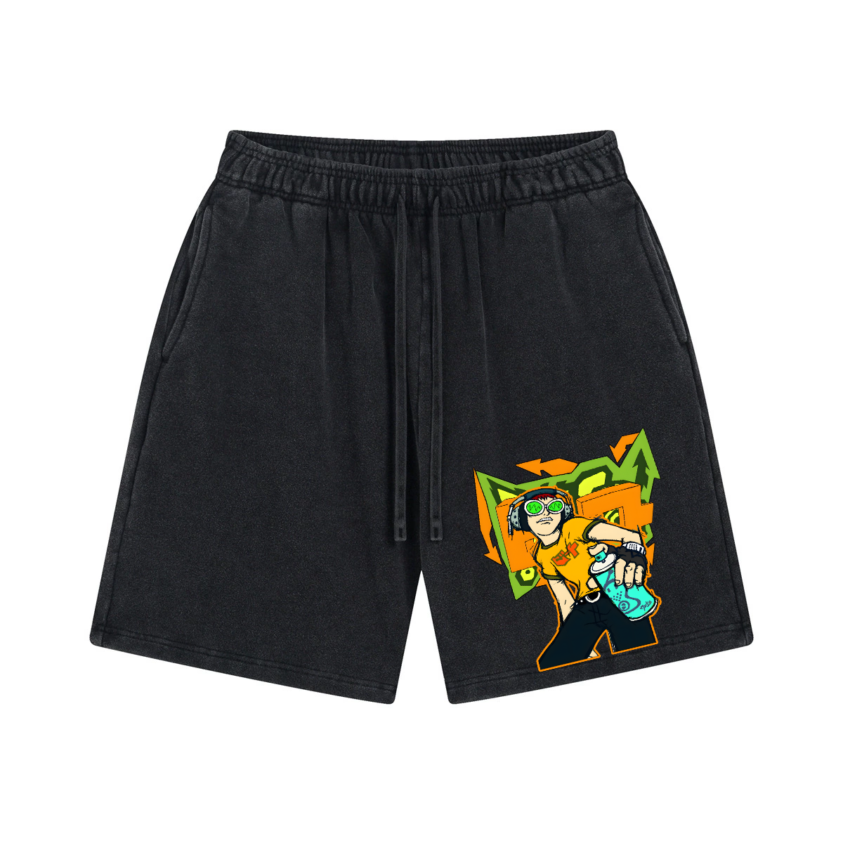 Jet Set Radio Vintage Pure Thick Cotton Shorts