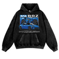Subaru Vintage Washed Thick Cotton Hoodie