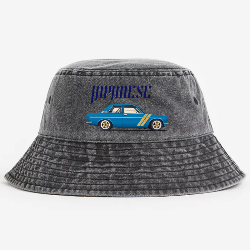 Datsun Car Vintage 100% Cotton Bucket Hat