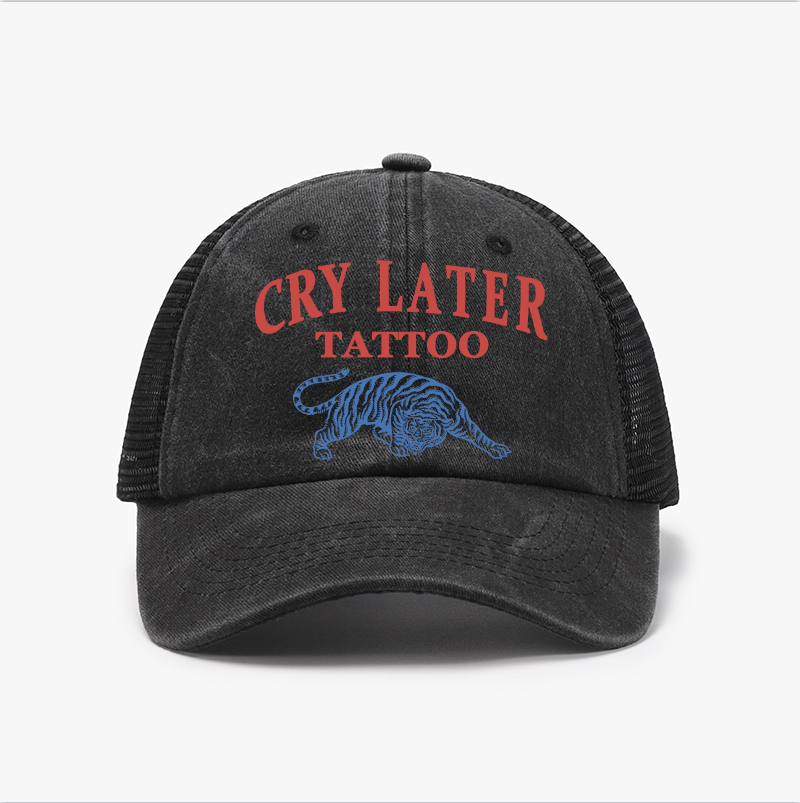 Tiger Tattoo Vintage Cotton Breathable Hat