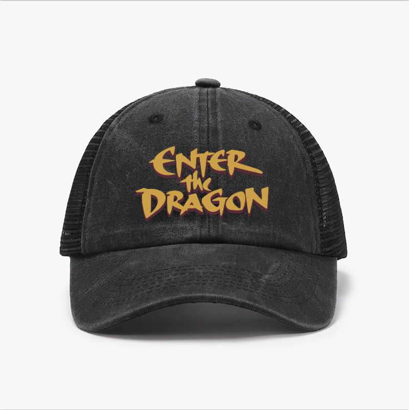 Enter The Dragon Vintage Cotton Breathable Hat