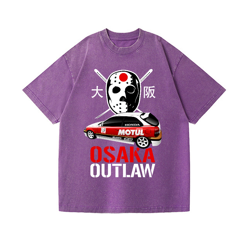 Osaka Outlaw Vintage Wash Japanese Design T-Shirt