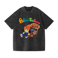 PaRappa the Rapper Vintage Wash Japanese Design T-Shirt
