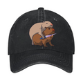 Capybaras and the Mysterious Sword Vintage Cotton Cap