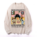Spaghetti Vintage Cotton Wash Long-sleeve T-shirt