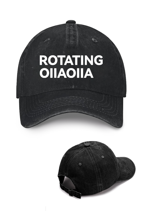 Rotating Ollaolla Vintage Cotton Cap