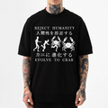 Reject Humanity Evolve into Crab Japanese Style Classic Tee