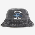 Tsukiji Market Tuna Fish Tokyo Japan Vintage 100% Cotton Bucket Hat