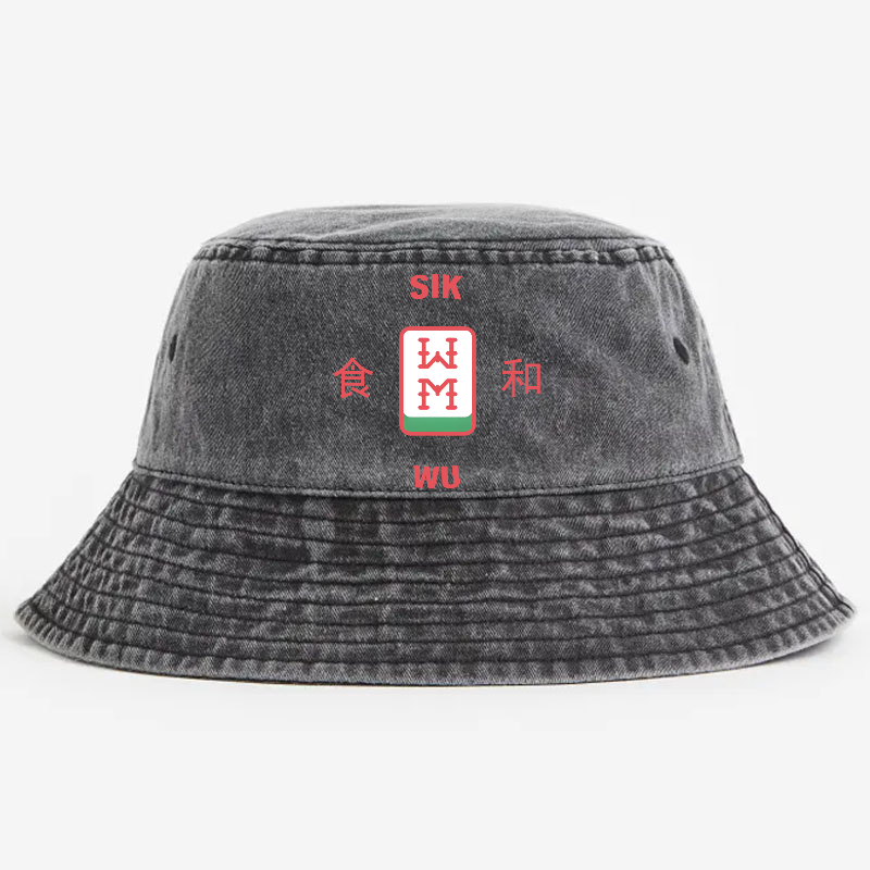 Mahjong Vintage 100% Cotton Bucket Hat