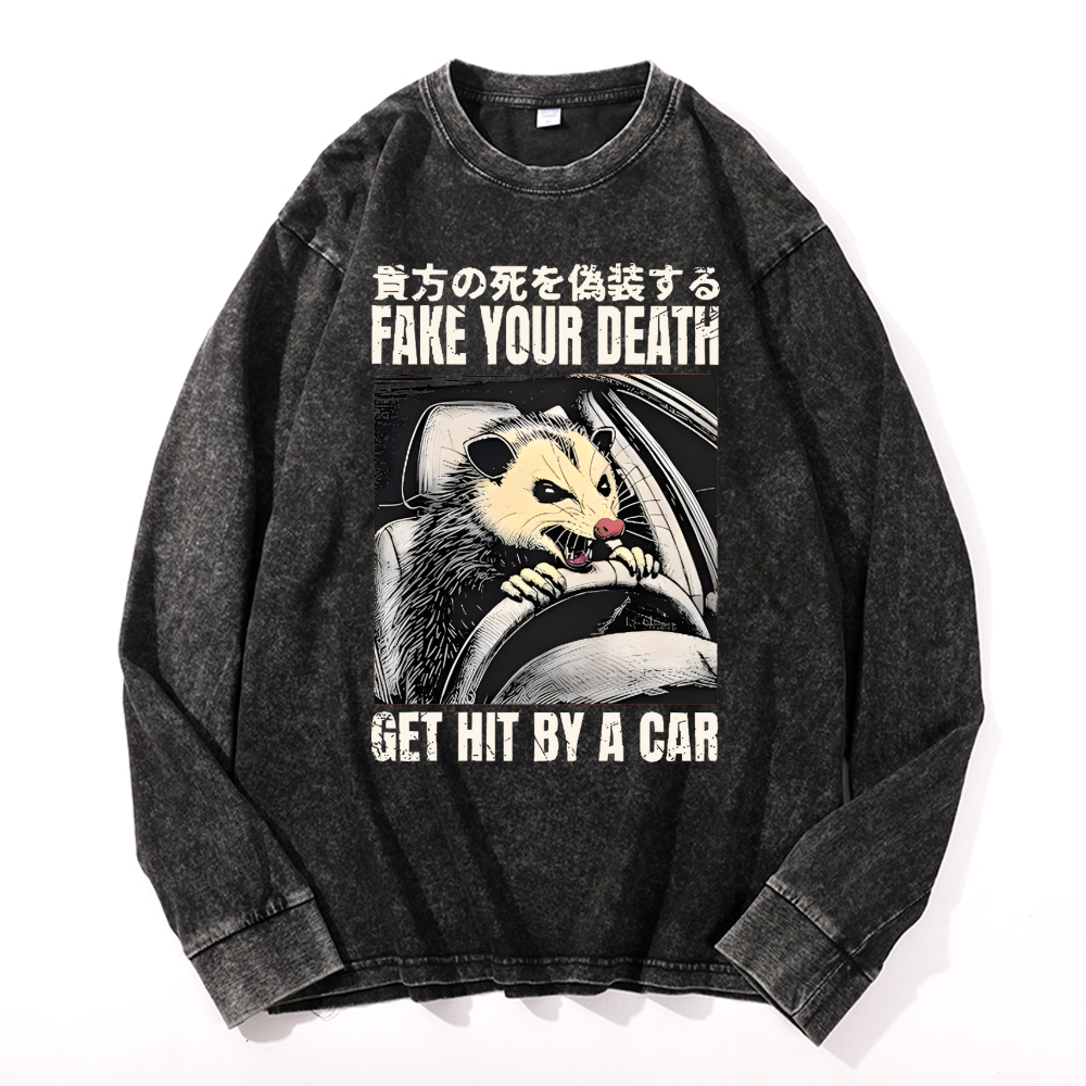 Badger Vintage Cotton Wash Crewneck Sweatshirt