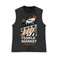 Tsukiji Market Pure Cotton Wash-Dyed Sleeveless Tank Top