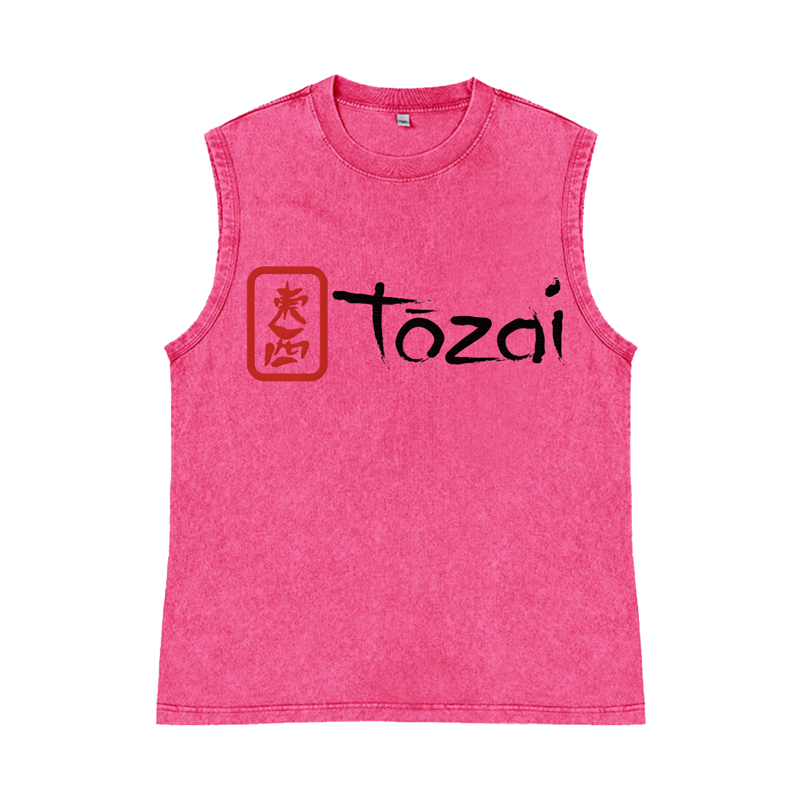 Tozai Sake Pure Cotton Wash-Dyed Sleeveless Tank Top