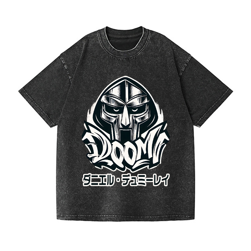 MF Doom Vintage Wash Japanese Design T-Shirt
