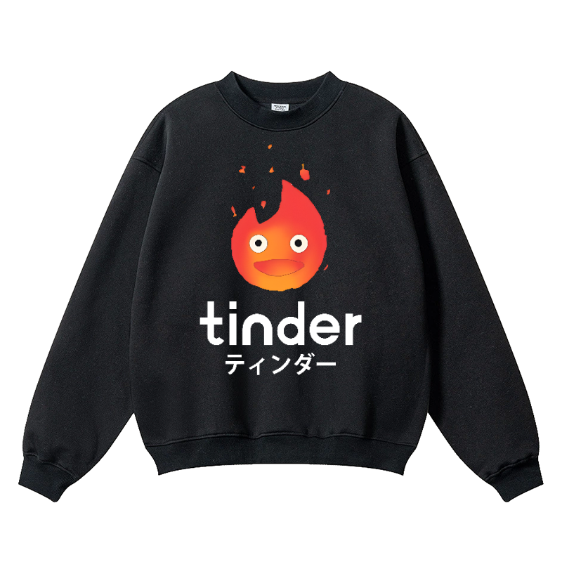 Ghibli Vintage Cotton Blend Crewneck Sweatshirt