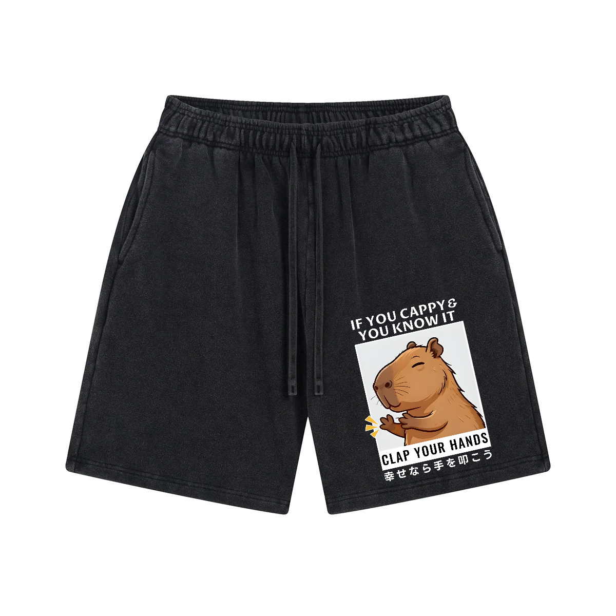 Capybara Vintage Pure Thick Cotton Shorts