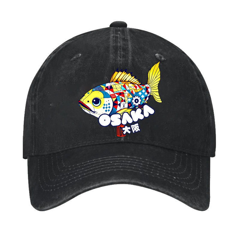 Osaka Fish Vintage Cotton Cap