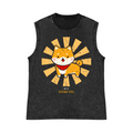 Shiba Inu Pure Cotton Wash-Dyed Sleeveless Tank Top