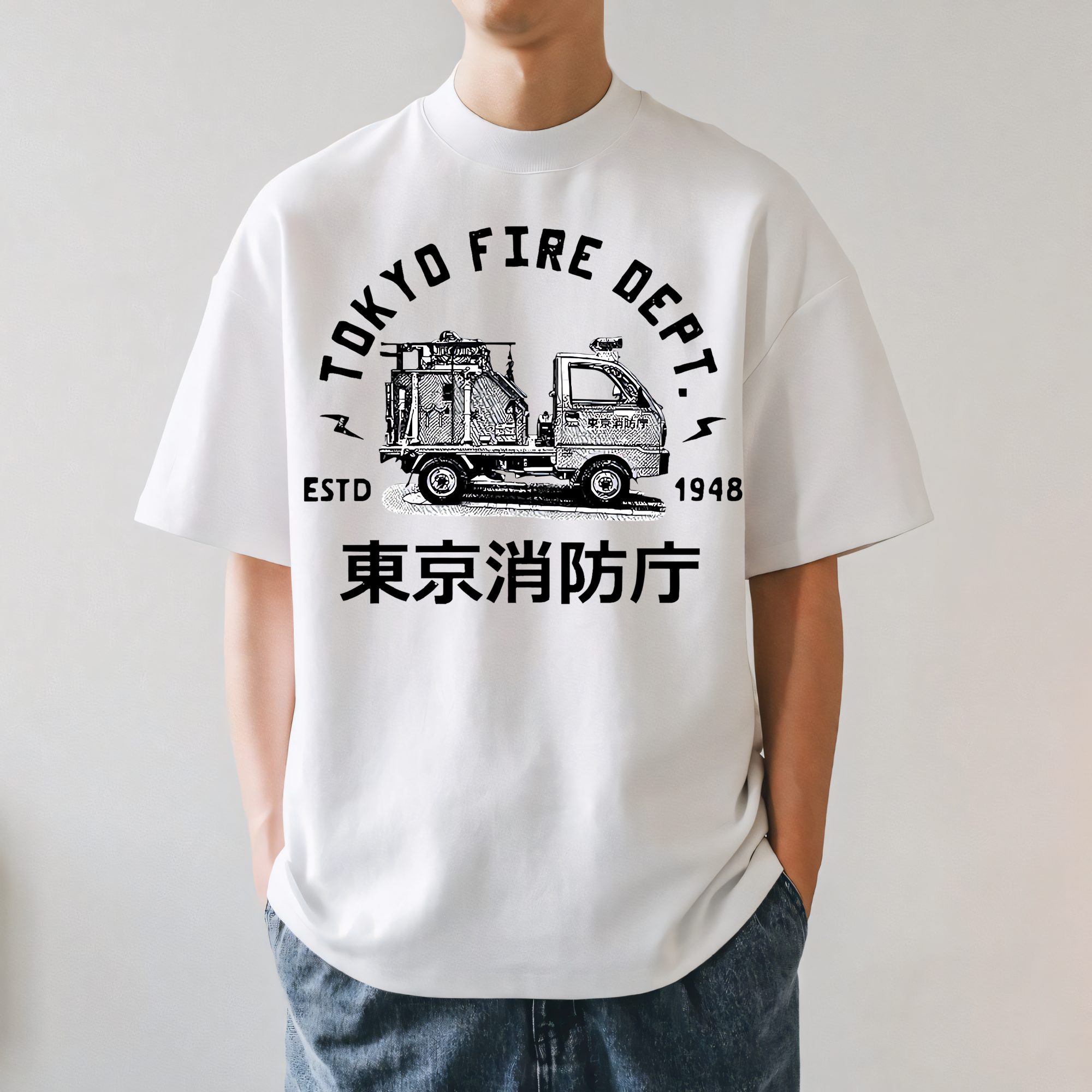 Tokyo Fire Dept Japanese Style Classic Tee