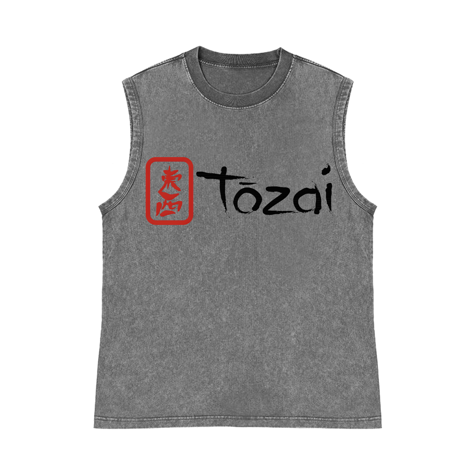 Tozai Sake Pure Cotton Wash-Dyed Sleeveless Tank Top