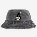 Ramen Cat Vintage 100% Cotton Bucket Hat
