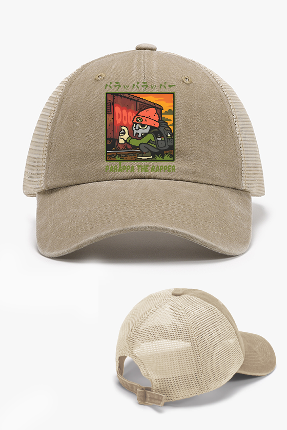 PaRappa the Rapper MF Doom Vintage Cotton Breathable Hat