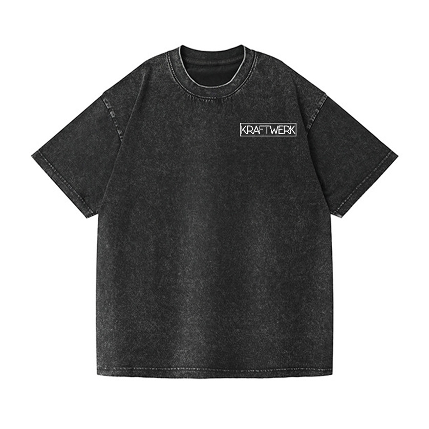 Kraftwerk Vintage Wash Japanese Design Back Art T-Shirt