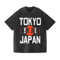 Tokyo Vintage Wash Japanese Design T-Shirt