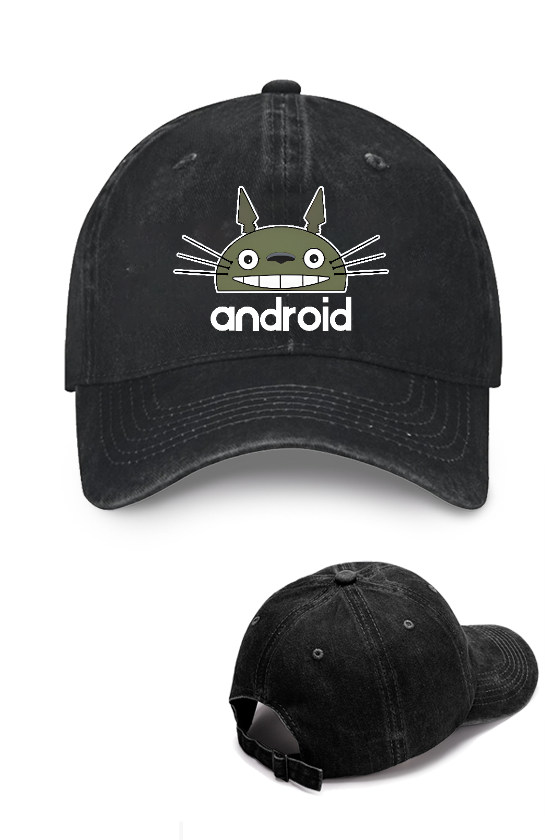 Ghibli Totoro Android Vintage Cotton Cap