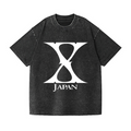 X Japan Band Vintage Wash Japanese Design T-Shirt