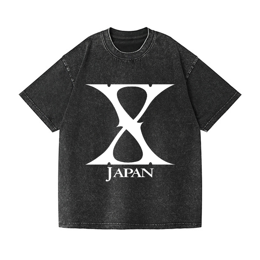 X Japan Band Vintage Wash Japanese Design T-Shirt