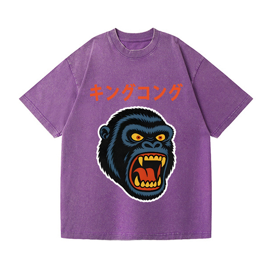 King Kong Vintage Wash Japanese Design T-Shirt