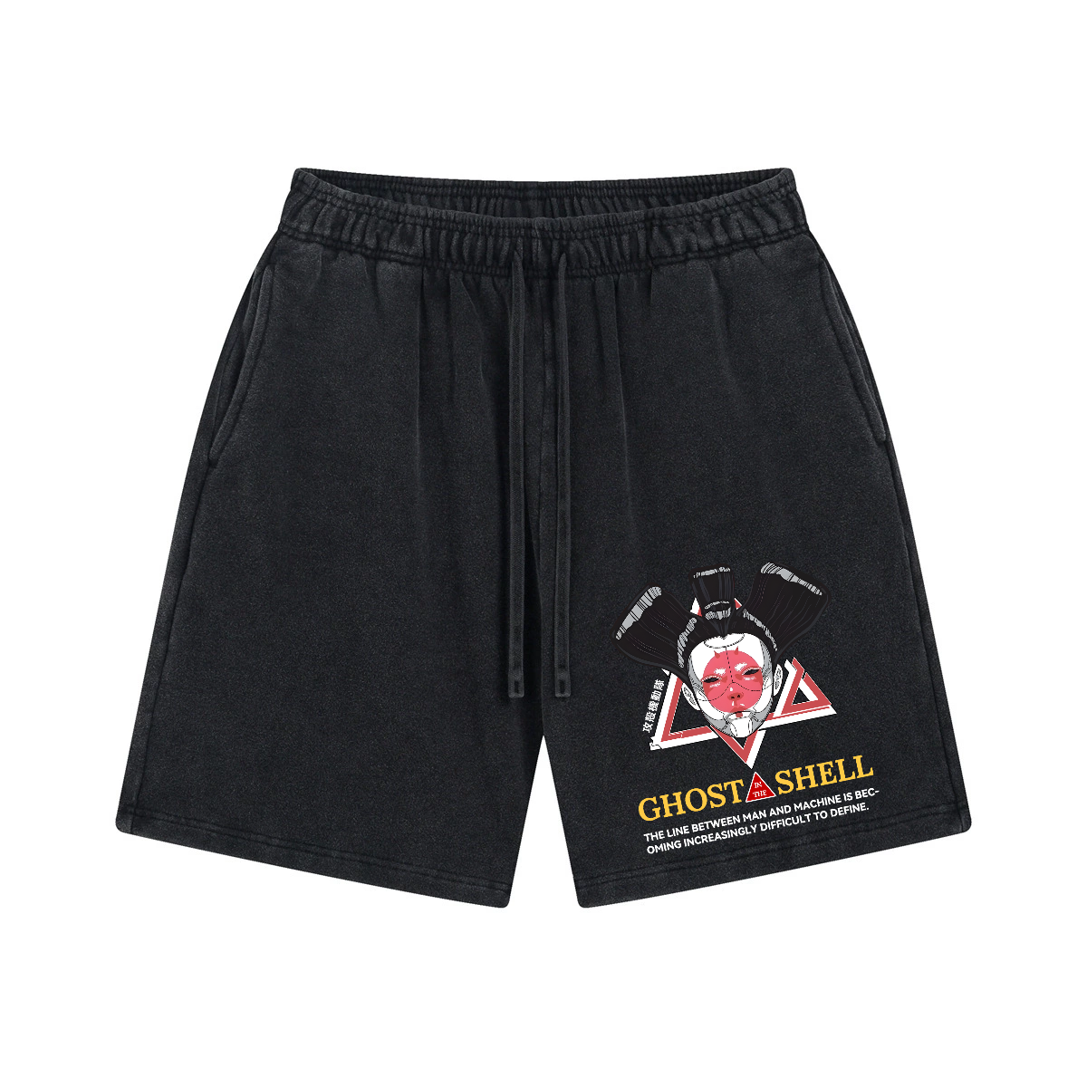 Ghost in the Shell Geisha Vintage Pure Thick Cotton Shorts