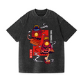 Karakasa & Bura-Bura Vintage Wash Japanese Design T-Shirt