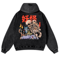 Ghost Vintage Washed Cotton Back Art Hoodie