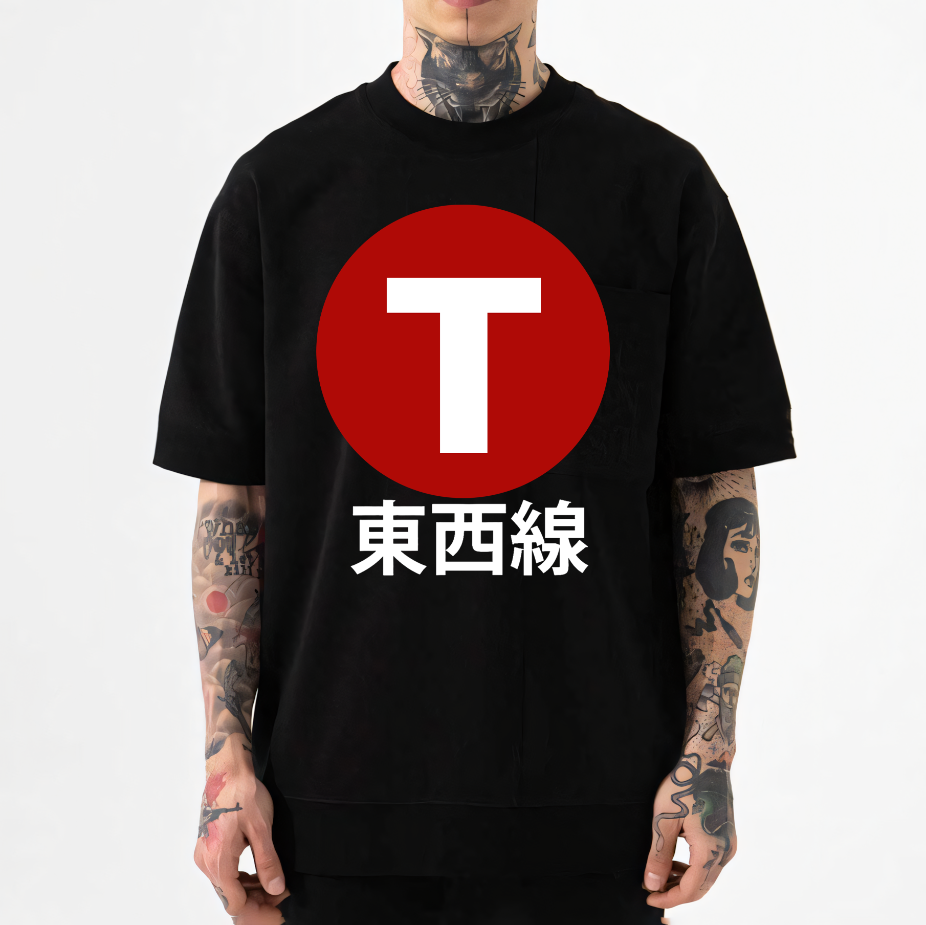 Tokyo Metro Tozai Line Japanese Style Classic Tee