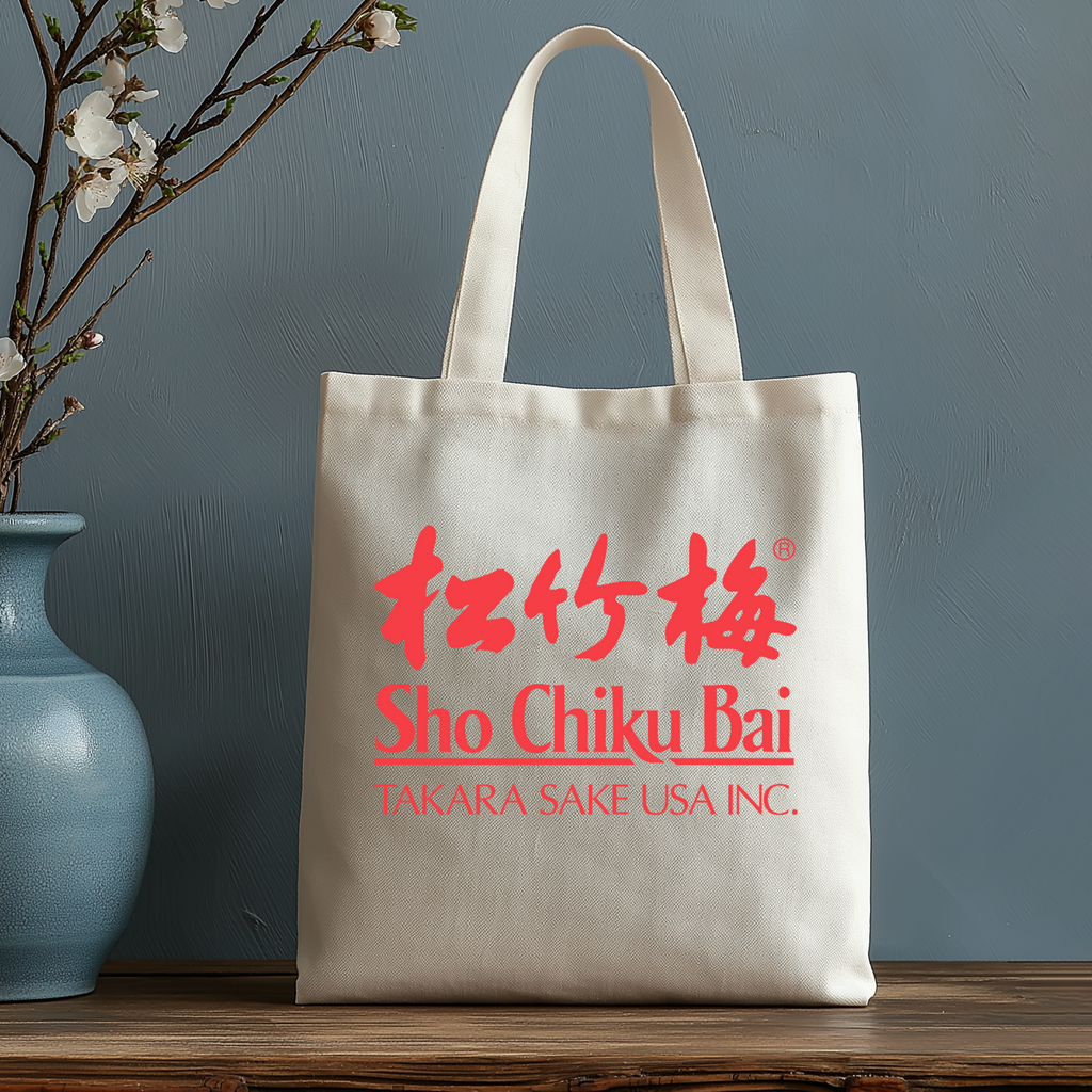 Sho Chiku Bai Japanese Style Canvas Tote Bag