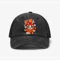 Daruma Cat Vintage Cotton Breathable Hat