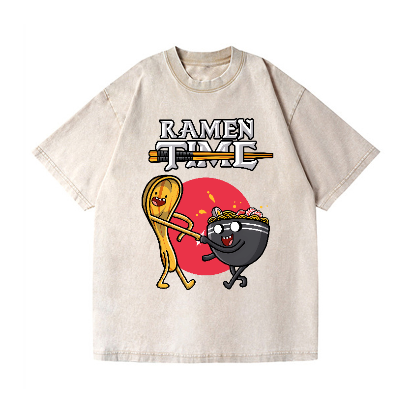 Ramen Vintage Wash Japanese Design T-Shirt