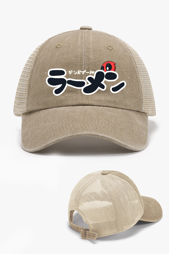 Ramen Hero Vintage Cotton Breathable Hat