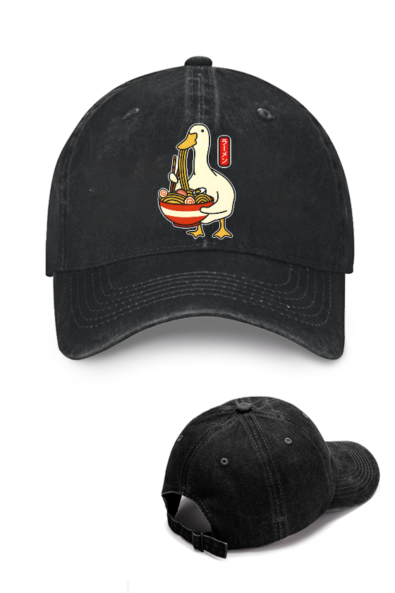 Ramen Duck Vintage Cotton Cap