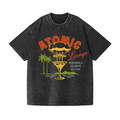 Hiroshima Atomic Marshall Island Vintage Wash Japanese Design T-Shirt