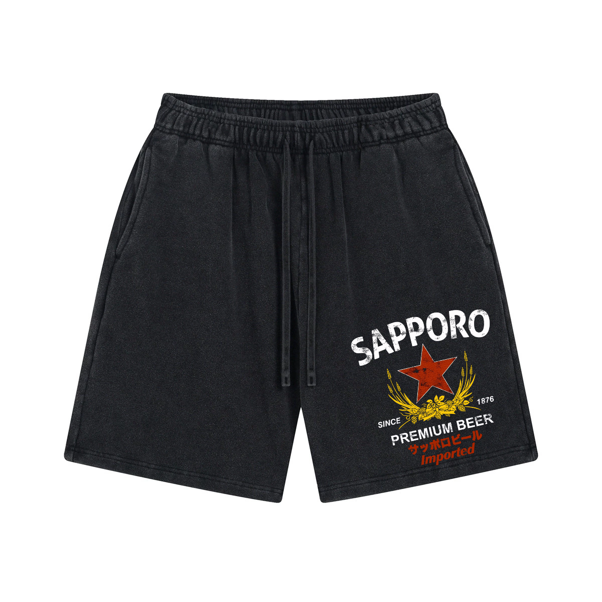 Sapporo Vintage Pure Thick Cotton Shorts