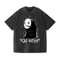 Ghibli No Face Kaonashi Vintage Wash Japanese Design T-Shirt