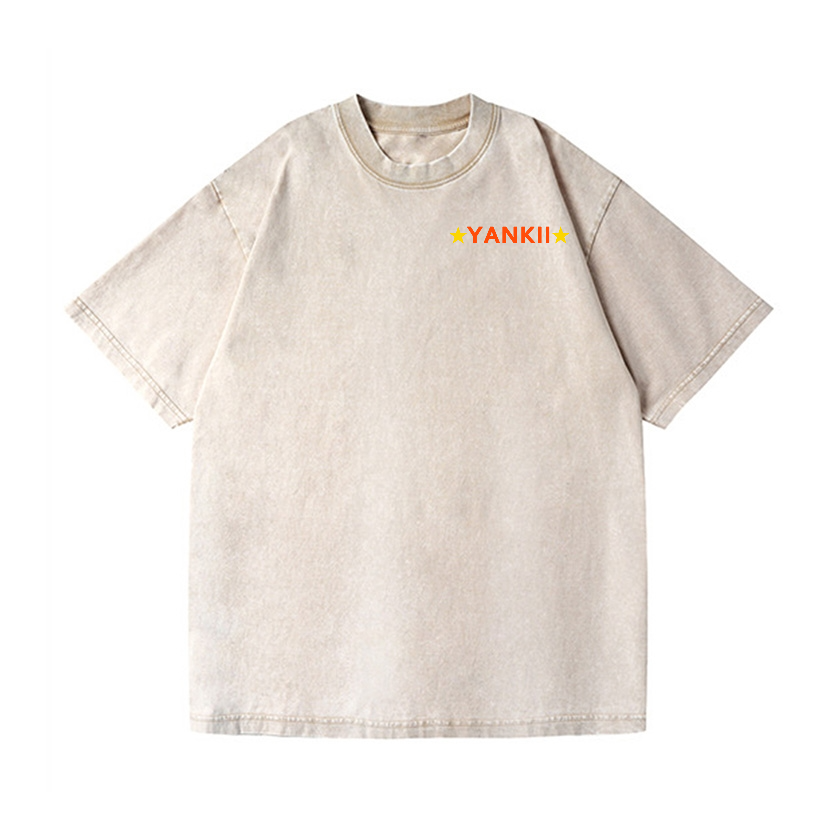 Yare Yare Daze Vintage Wash Japanese Design Back Art T-Shirt