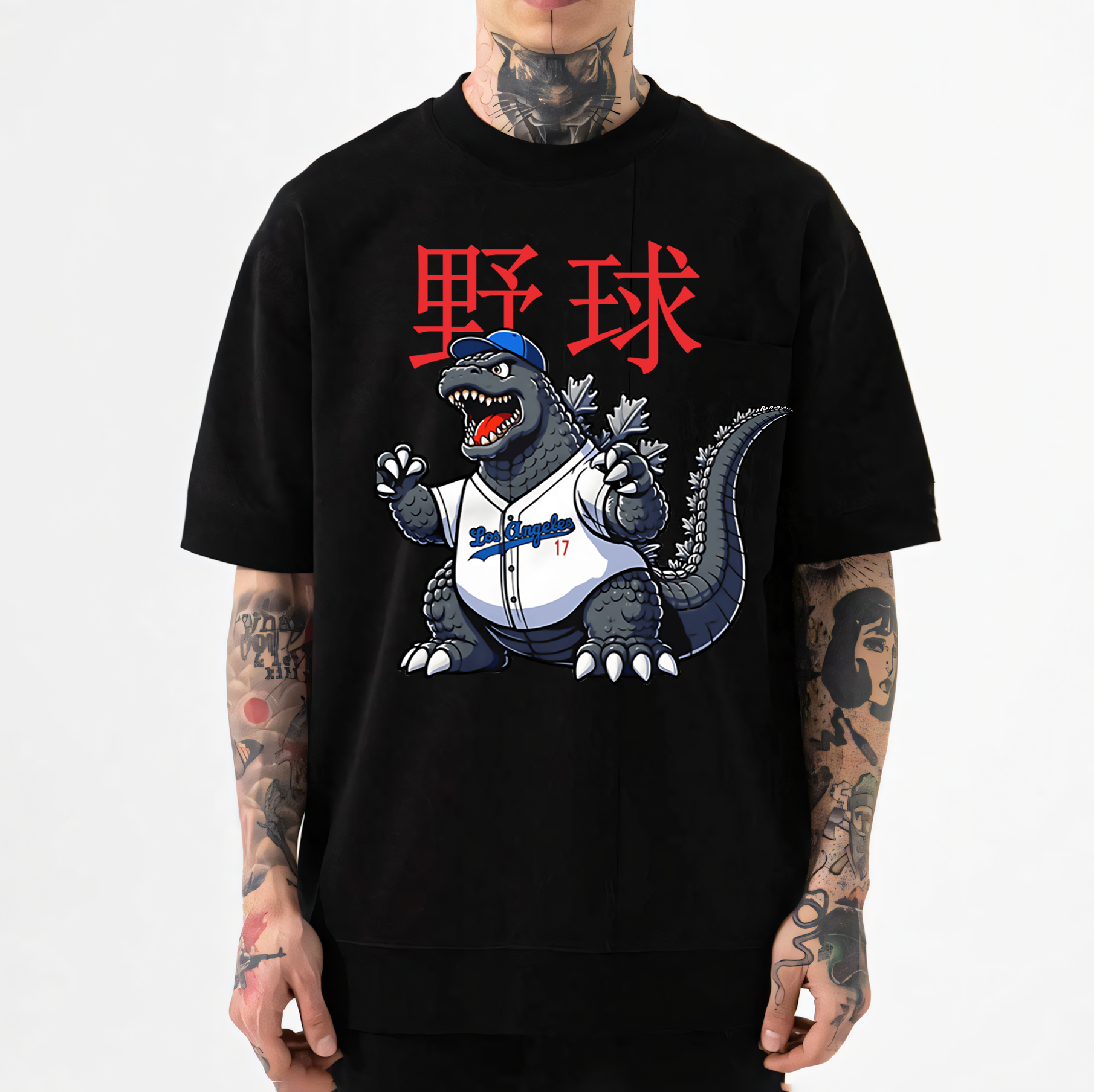 Kaiju Baseball Japanese Style Classic Tee
