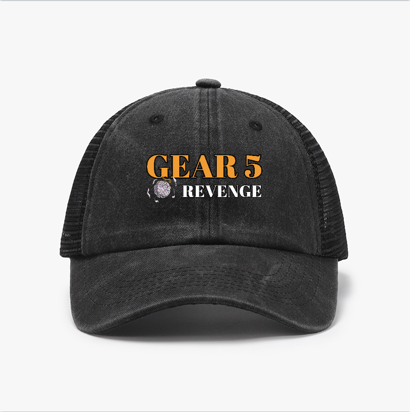 One Piece Luffy Gear 5 Vintage Cotton Breathable Hat